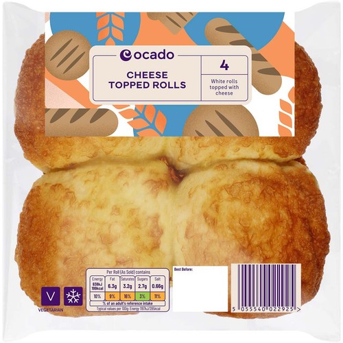 Ocado Cheese Topped Rolls thumbnail 2