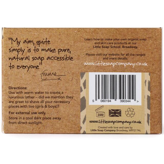 Little Soap Company Organic Bar Soap Unperfumed for Sensitive Skin thumbnail 2