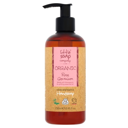 Little Soap Company Organic Liquid Hand Soap Rose Geranium