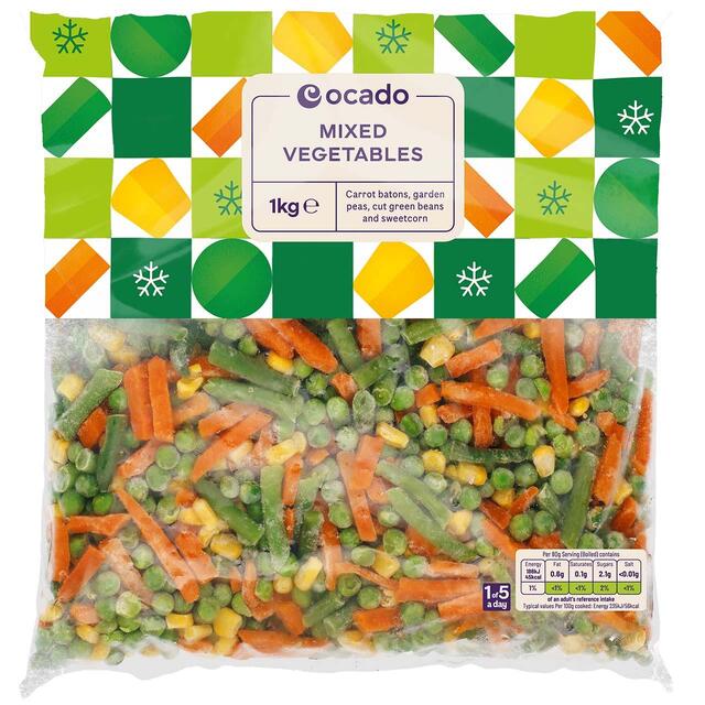 Ocado Frozen Mixed Vegetables thumbnail 2