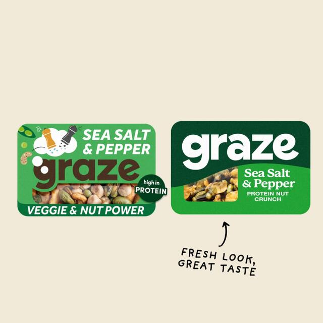 Graze Protein Salt & Pepper Vegan Mixed Nuts Snack thumbnail 5