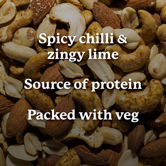 Graze Protein Chilli & Lime Vegan Mixed Nuts Snack thumbnail 4