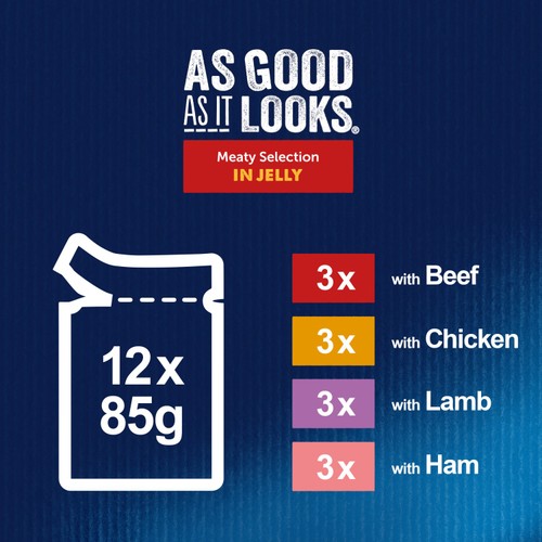 Felix As Good As it Looks Meaty Selection in Jelly Wet Cat Food thumbnail 4