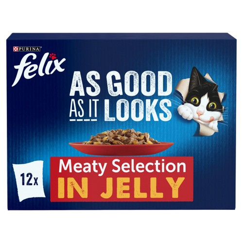 Felix As Good As it Looks Meaty Selection in Jelly Wet Cat Food thumbnail 9