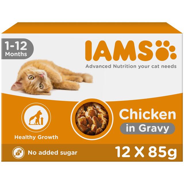 Iams Delights Kitten Chicken in Gravy Multipack