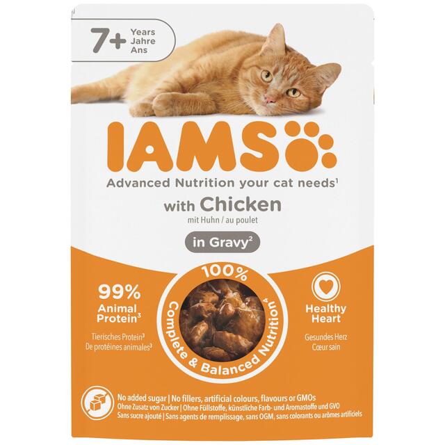 Iams Delights Senior Chicken in Gravy Pouch
