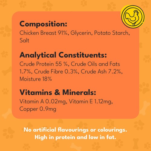 Pet Munchies 100% Natural Chicken Strips Dog Treats thumbnail 5