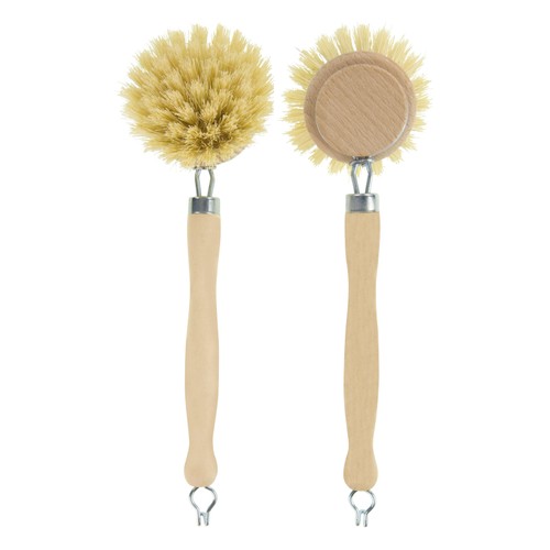 Elliott's Wooden Dish Brush with Natural Tampico Fibres