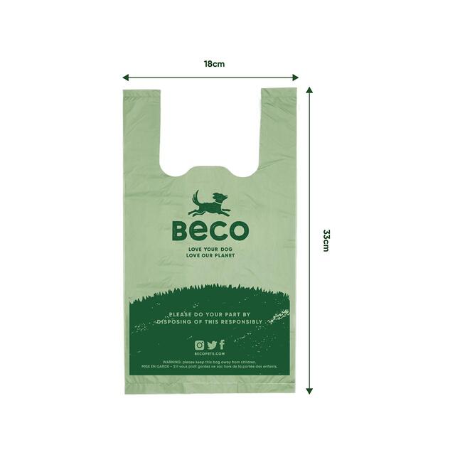Beco Dog Poop Bags, Unscented with Handles, thumbnail 3