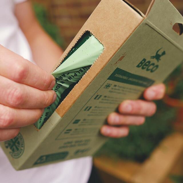 Beco Dog Poop Bags, Unscented with Handles, thumbnail 4