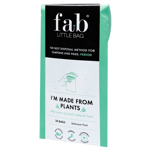 FabLittleBag Sustainably Sourced Bags for Tampons and Pads Bathroom Pack thumbnail 2