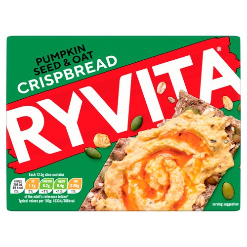 Ryvita Crispbread Pumpkin Seed & Oat Crackers