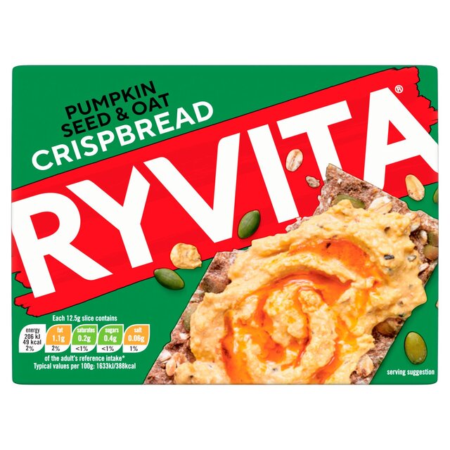 Ryvita Crispbread Pumpkin Seed & Oat Crackers thumbnail 2