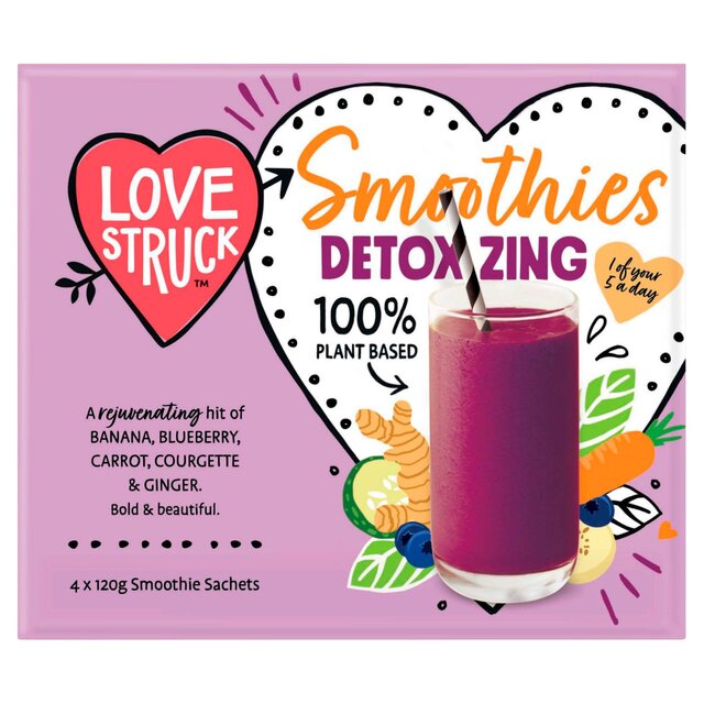 Love Struck Detox Blueberry, Carrot, Ginger, Banana & Courgette thumbnail 2