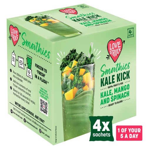 Love Struck Kale Kick Kale, Spinach, Mango