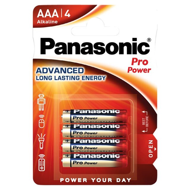 Panasonic Pro Power AAA Batteries Alkaline
