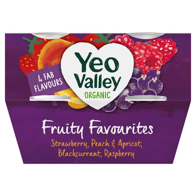 Yeo Valley Organic Fruity Favourites Yoghurts thumbnail 2