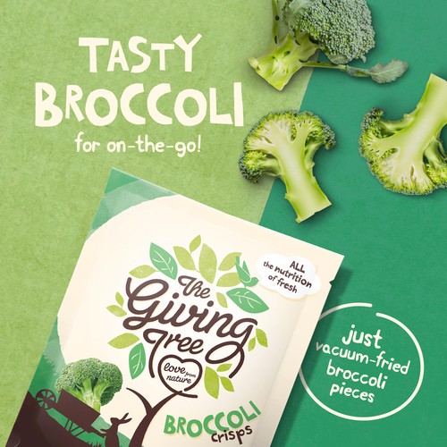 The Giving Tree Vacuum Fried Broccoli Crisps thumbnail 2