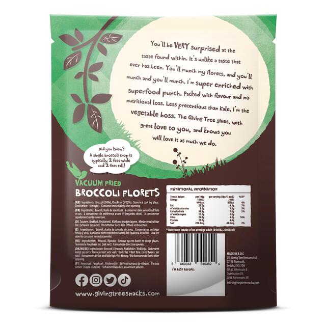 The Giving Tree Vacuum Fried Broccoli Crisps thumbnail 5