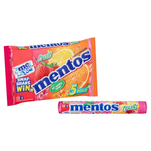 Mentos Chewy Fruit Sweets Multipack thumbnail 2