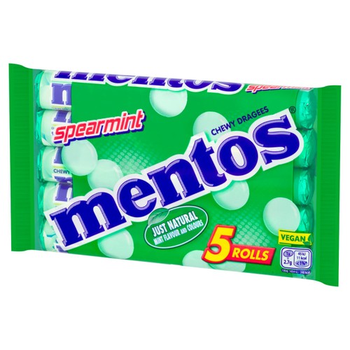 Mentos Chewy Spearmint Sweets Multipack  thumbnail 2