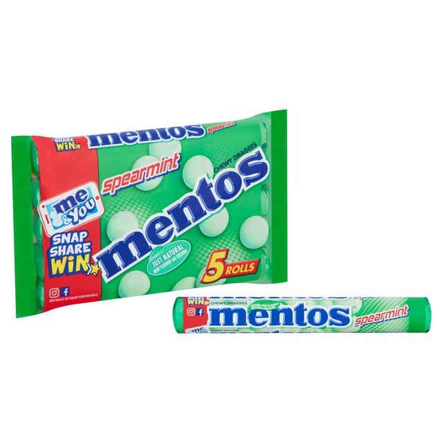 Mentos Chewy Spearmint Sweets Multipack thumbnail 2