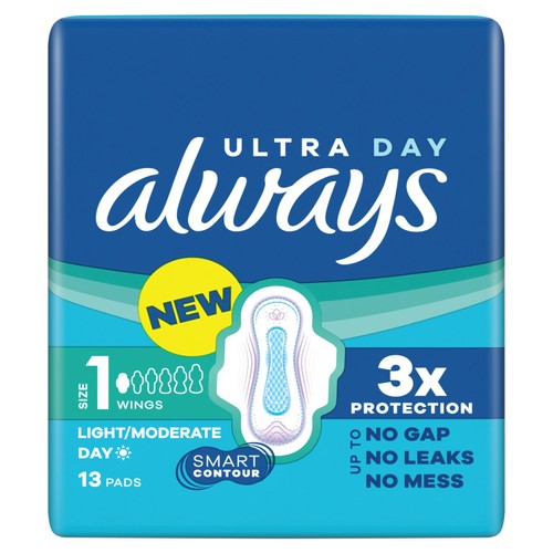 Always Sanitary Towels Ultra Normal (Size 1) Wings thumbnail 2