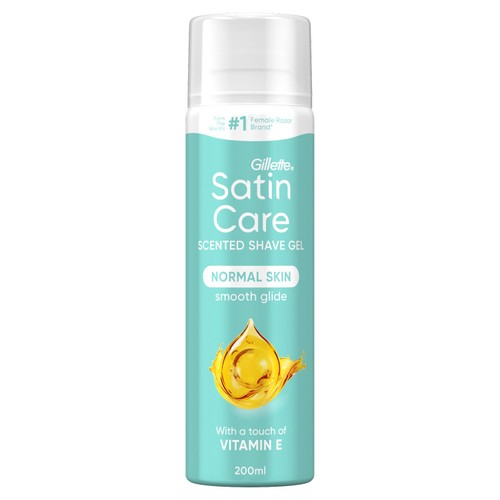 Satin Care Shave Gel Olay Vitamin E Dry Skin