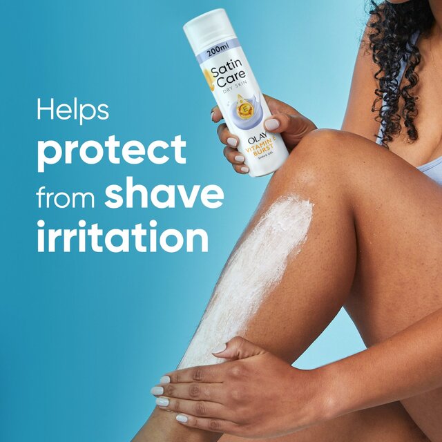 Satin Care Shave Gel Olay Vitamin E Dry Skin thumbnail 2