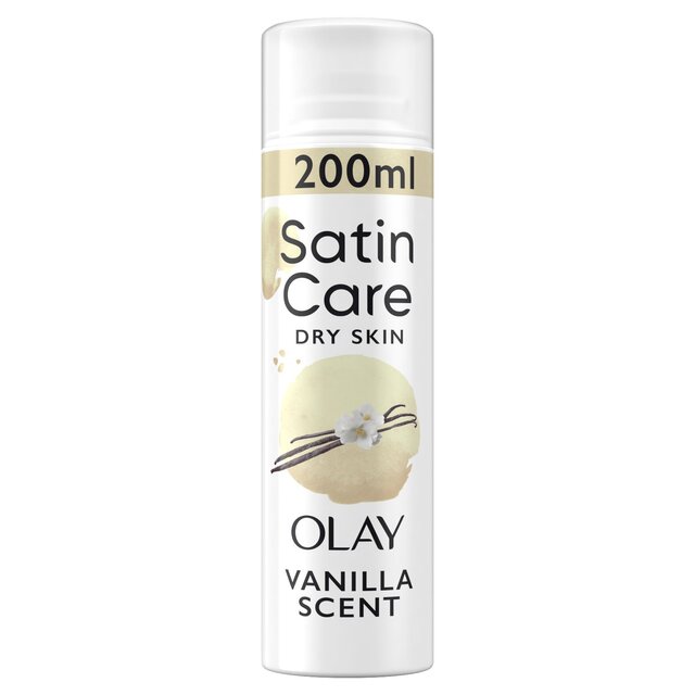 Satin Care Shave Gel Olay Vanilla Cashmere Dry Skin