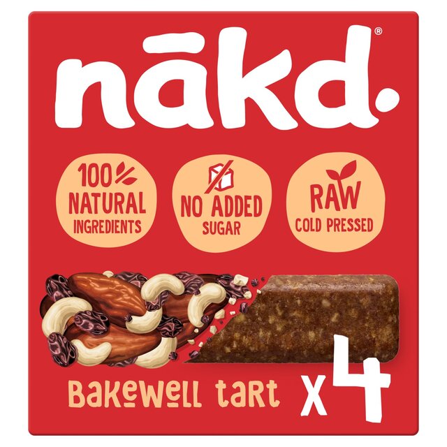 nakd. Bakewell Tart Fruit & Nut Bars Multipack