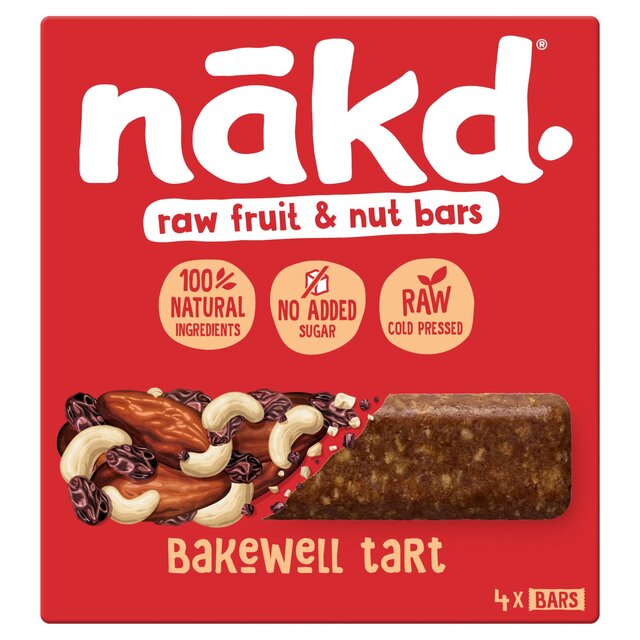nakd. Bakewell Tart Fruit & Nut Bars Multipack thumbnail 2