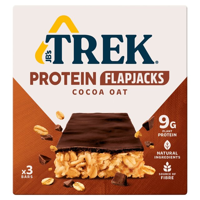 TREK Cocoa Oat Protein Flapjacks Multipack thumbnail 2