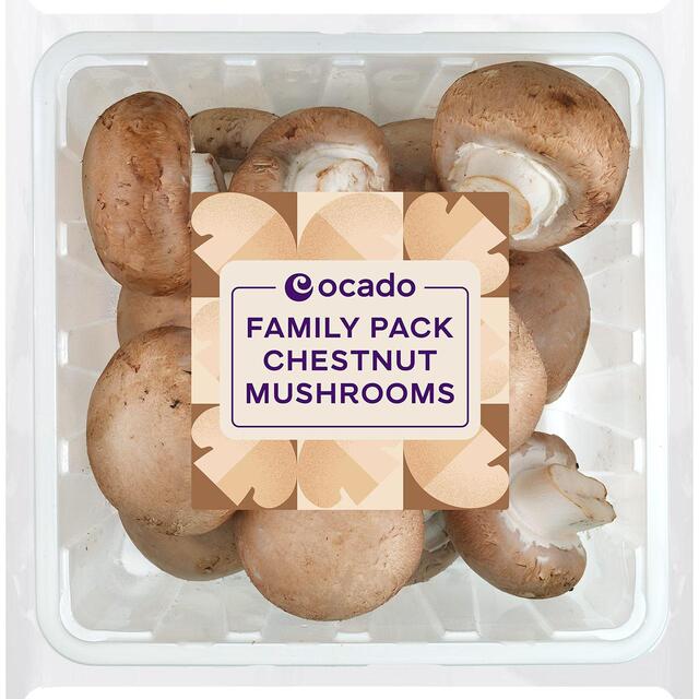 Ocado Family Pack Chestnut Mushrooms