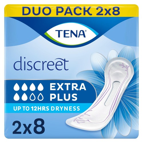TENA Lady Discreet Extra Plus Incontinence Pads  