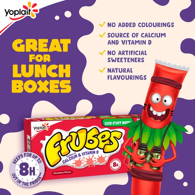 Frubes Kids Strawberry Yoghurt Tubes thumbnail 3