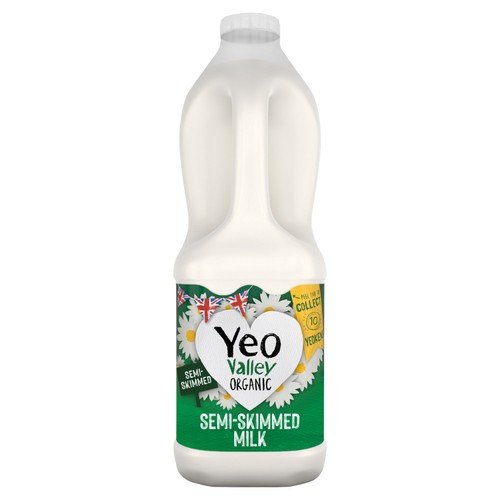 Yeo Valley Organic Fresh Semi Skimmed Milk thumbnail 2