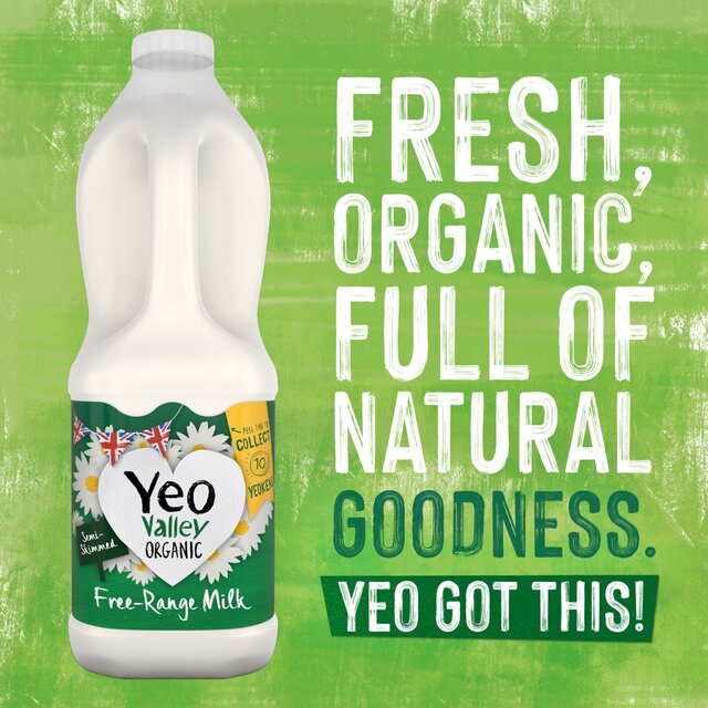 Yeo Valley Organic Fresh Semi Skimmed Milk thumbnail 3