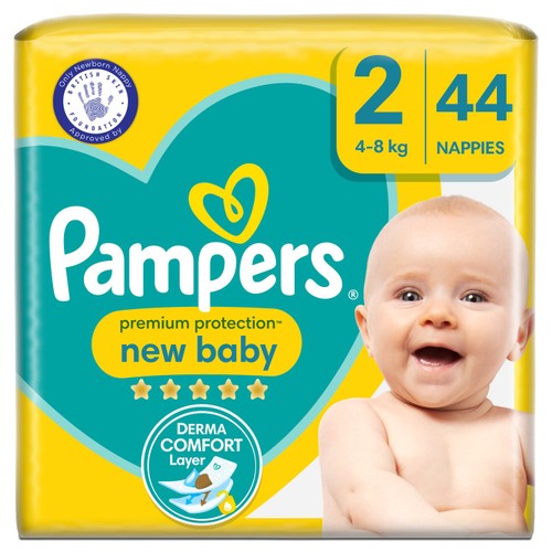 Pampers New Baby Nappies, Size 2 (4-8kg) Essential Pack thumbnail 2