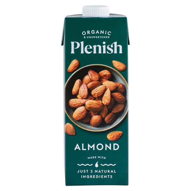 Plenish Organic Almond Unsweetened Drink Long Life