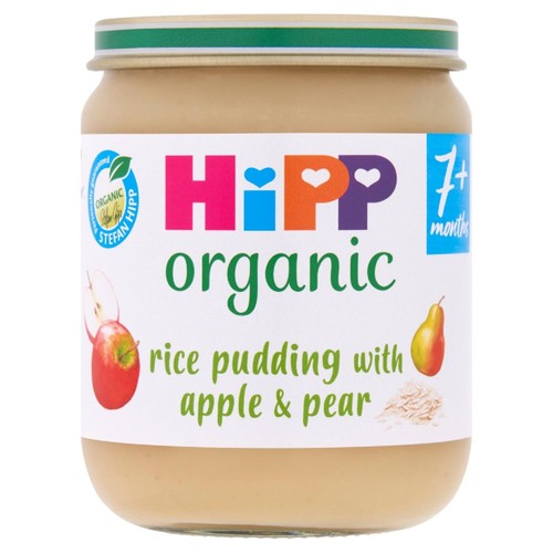 HiPP Organic Rice Pudding with Apple & Pear Baby Food Jar 7+ months thumbnail 2