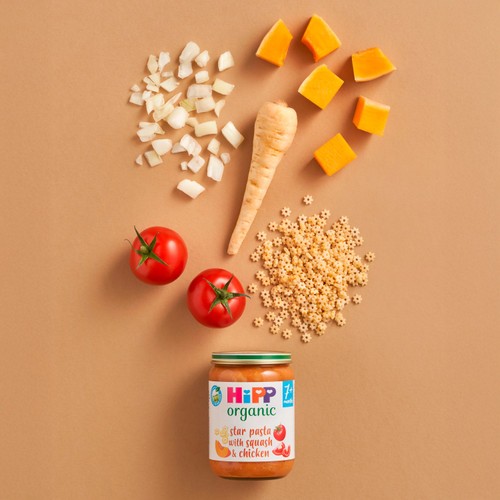 HiPP Organic Star pasta with Squash & Chicken Baby Food Jar 7+ Months  thumbnail 3