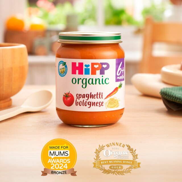 HiPP Organic Spaghetti Bolognese Baby Food Jar 6+ Months thumbnail 4
