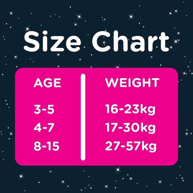 Huggies DryNites Girls Pyjama Pants, 8-15 Yrs (27-57kg) thumbnail 5