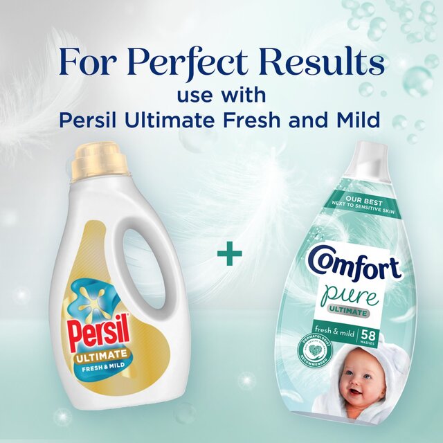 Comfort Ultra Concentrated Fabric Conditioner Pure 58 Wash thumbnail 2
