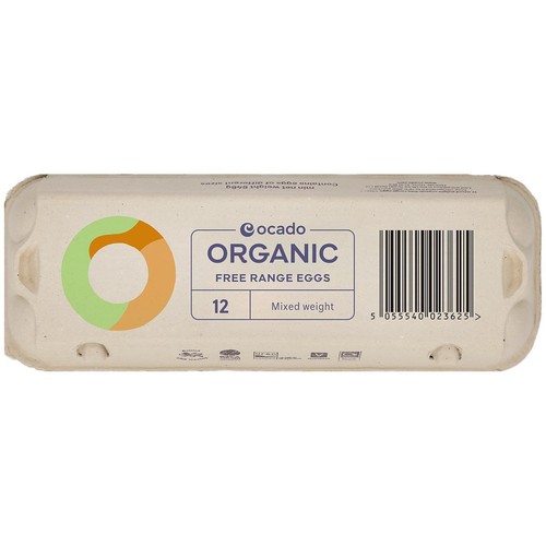 Ocado Organic Free Range Mixed Weight Eggs thumbnail 2