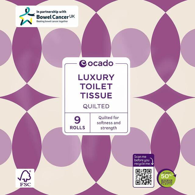 Ocado Luxury Quilted Toilet Tissue thumbnail 2