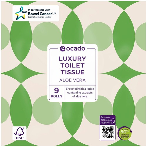 Ocado Luxury Aloe Vera Toilet Tissue thumbnail 2