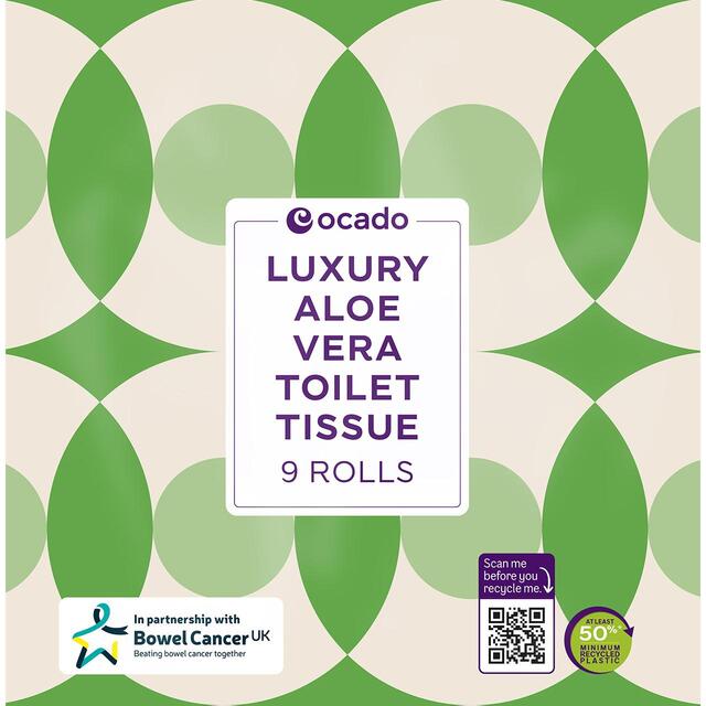 Ocado Luxury Aloe Vera Toilet Tissue