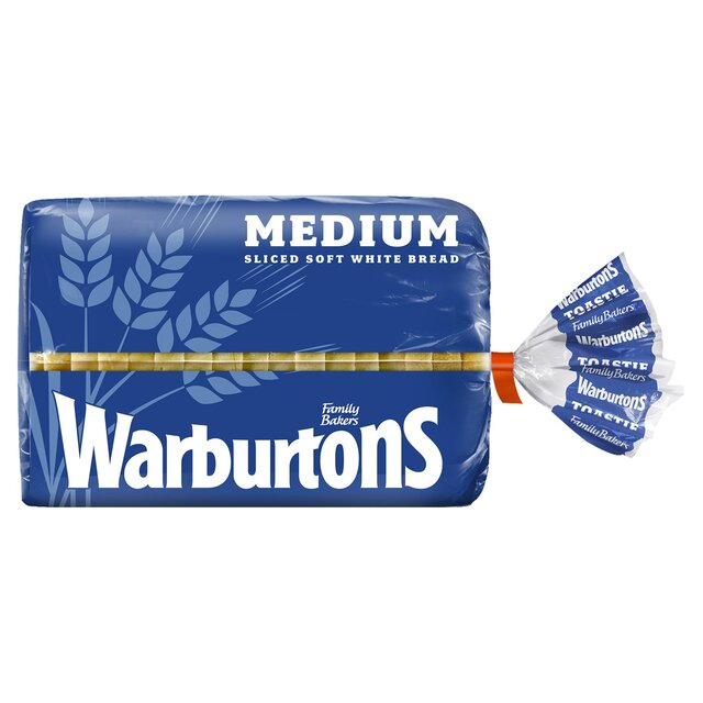 Warburtons White Sliced Medium Loaf thumbnail 2